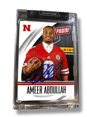 Ameer Abdullah #8 Nebraska Cornhusker Football Autographed Rookie Card