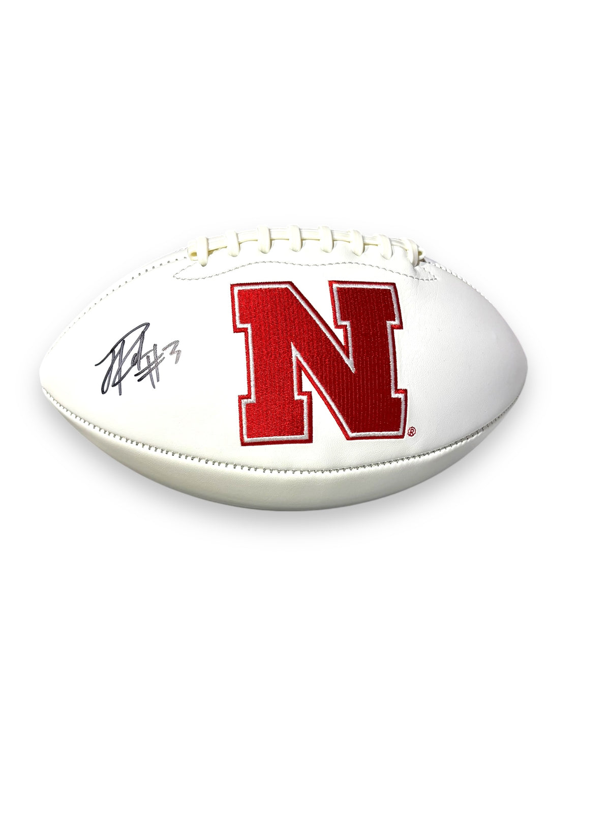 Trey Palmer #3 Signed Full Size Nebraska Cornhusker Football