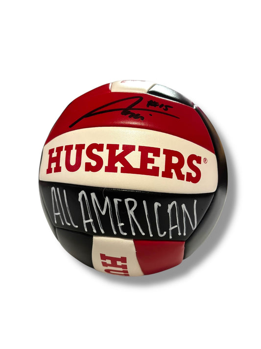 Andi Jackson #15 Nebraska Volleyball Signed All American