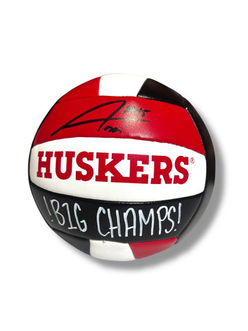 Andi Jackson #15 Nebraska Volleyball Signed Big 10 Champs