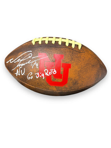 Neil Smith Signed Nebraska Cornhusker NU Full Size Football