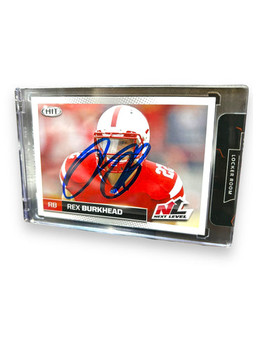 Rex Burkhead #22 Nebraska Cornhusker Autographed Hit Card