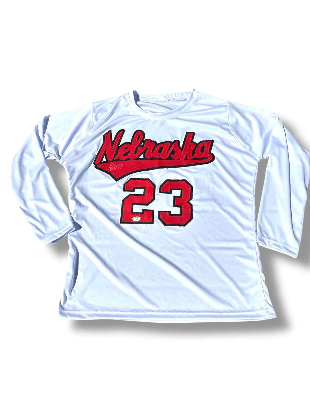 Kaitlyn Hord #23 Nebraska Cornhuskers Husker Power Exclusive Signed Volleyball Jersey