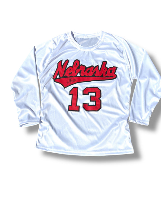 Merritt Beason #13 Nebraska Cornhusker Volleyball Signed Custom Jersey