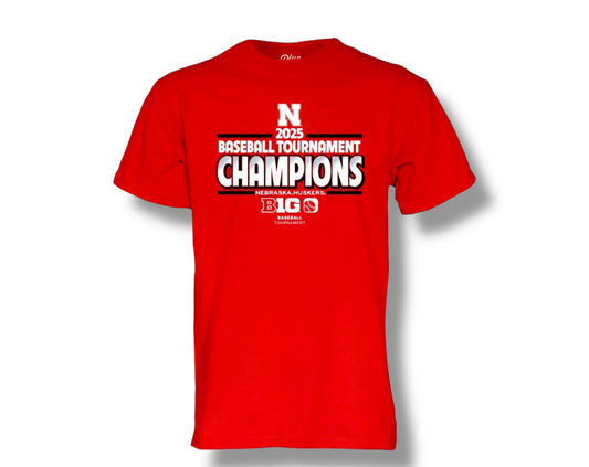 Nebraska Cornhusker 2025 Big 10 Tournament Champions T Shirt