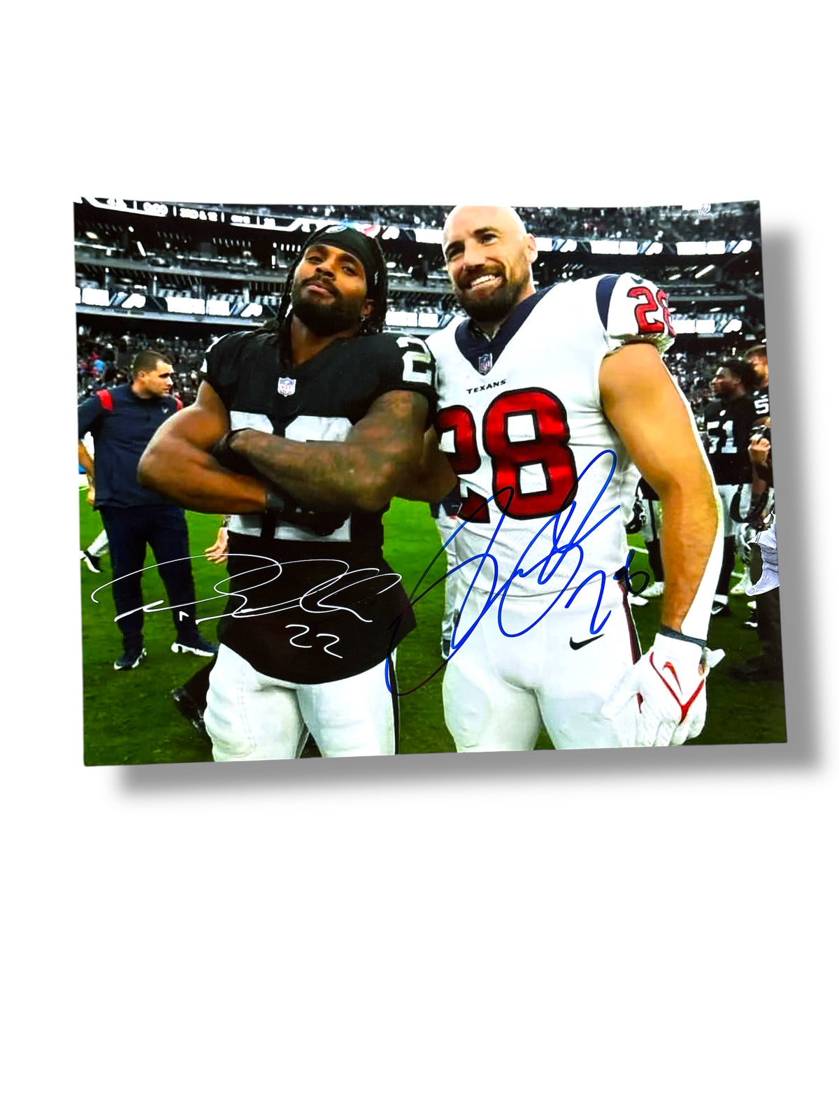 Rex Burkhead #22 & Ameer Abdullah#8  Nebraska Cornhuskers Football Signed 8x10