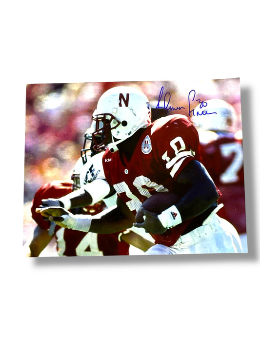 Ahman Green Signed Nebraska Cornhusker Football 8x10