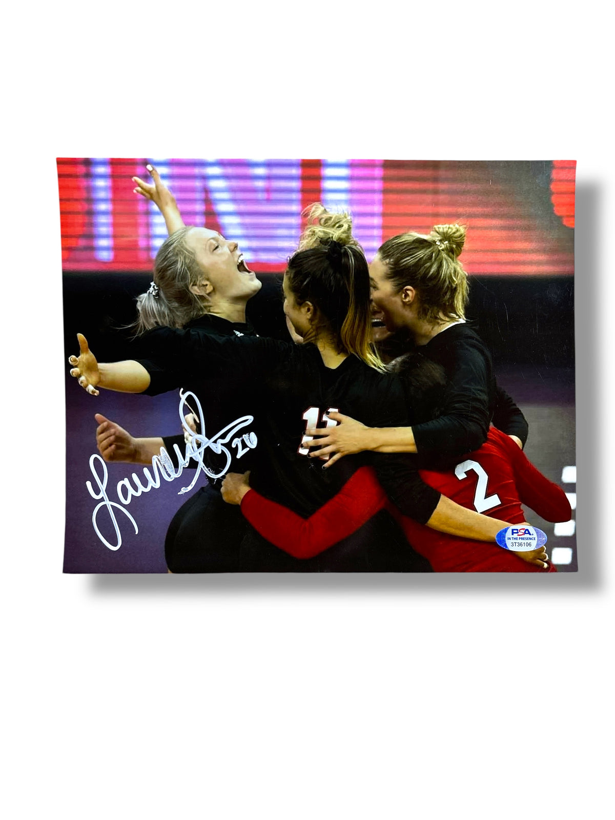 Lauren Stivrins #26 Nebraska Volleyball Signed 8x10 Certified