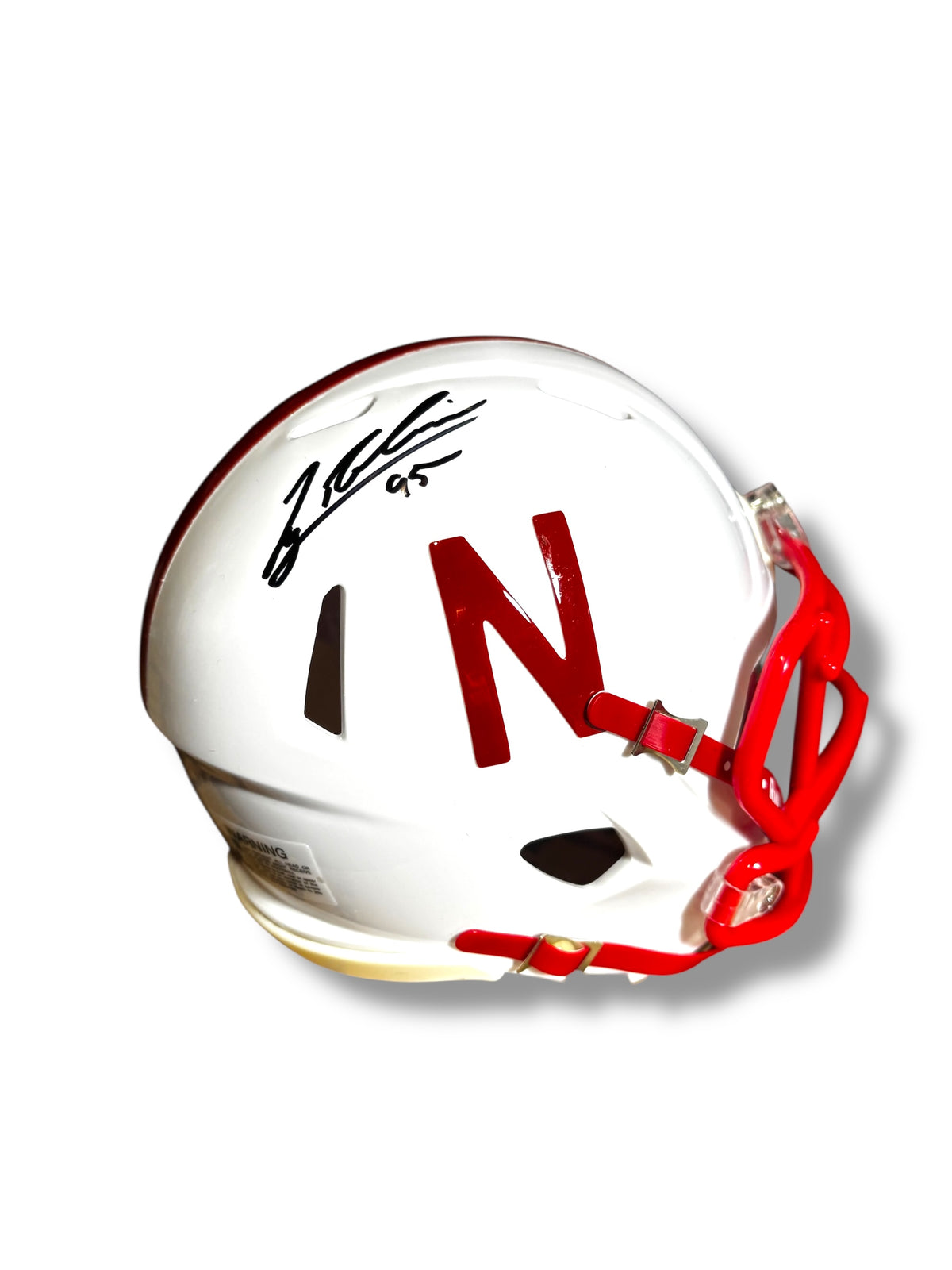 Ty Robinson #9 Signed Nebraska Cornhuskers Mini Helmet