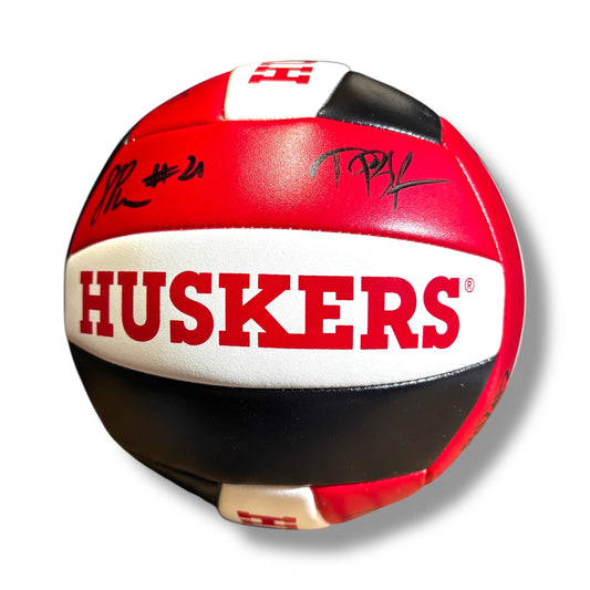 2025 Nebraska Cornhusker Volleyball Team Signed Husker Volleyballs
