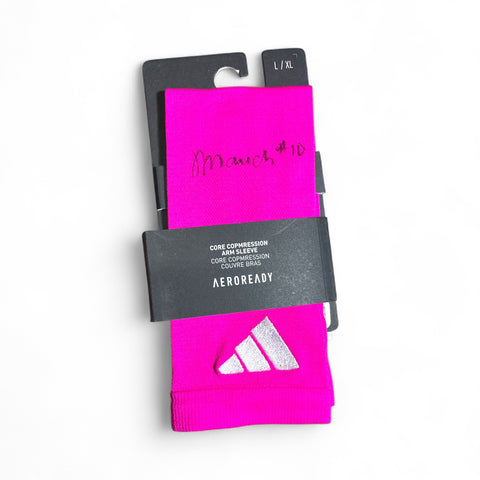 Olivia Mauch #10 Nebraska Cornhusker Volleyball Signed Pink Out Adidas Arm Band