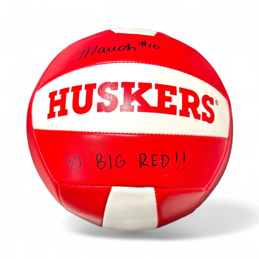 Olivia Mauch #10 Nebraska Cornhusker Volleyball Signed