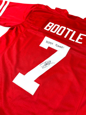 Dicaprio Bootle #7 Nebraska Cornhuskers Signed Custom Jersey