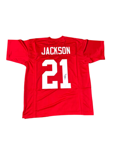 Lamar Jackson #21 Nebraska Cornhusker Signed Custom Husker Jersey JSA Certified