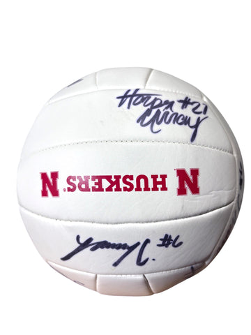 Nebraska Cornhusker Volleyball Team Signed Husker Volleyball JOHN COOK FINAL RODEO