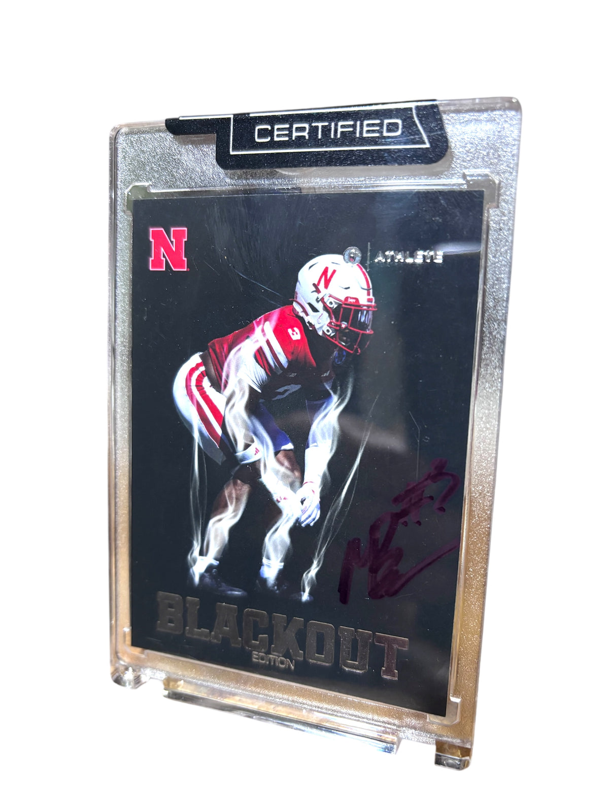 Marques Buford Jr. #3 Nebraska Cornhusker Football Signed Husker Card