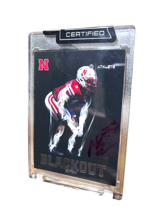 Marques Buford Jr. #3 Nebraska Cornhusker Football Signed Husker Card
