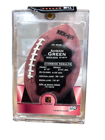 Ahman Green #30 Signed Nebraska Cornhusker Football Signed Husker Card Certified