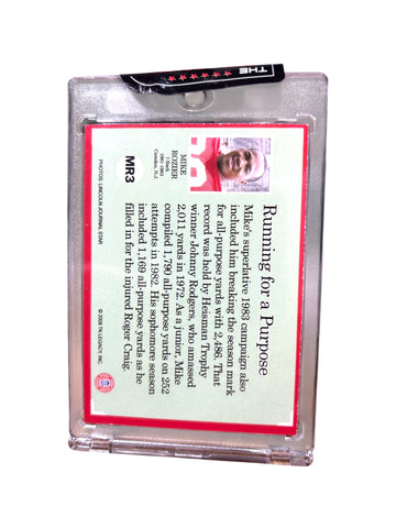 Mike Rozier #30 Nebraska Cornhusker Football Signed Husker Card Certified