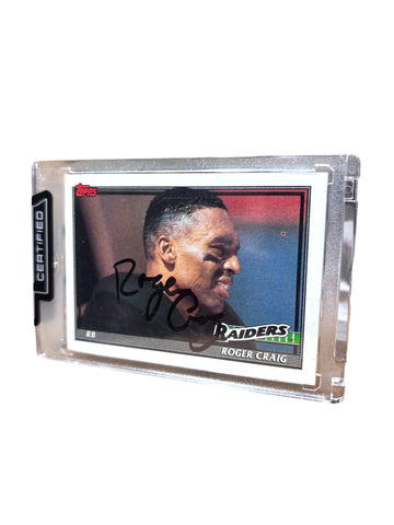 Roger Craig #21 Nebraska Cornhusker Football Signed Husker Topps Card Certified