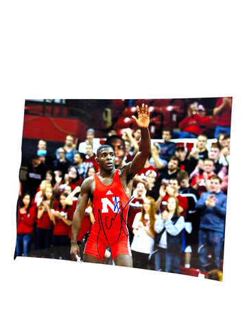 James Green Nebraska Cornhusker Wrestling Signed Husker 8x10 Certified