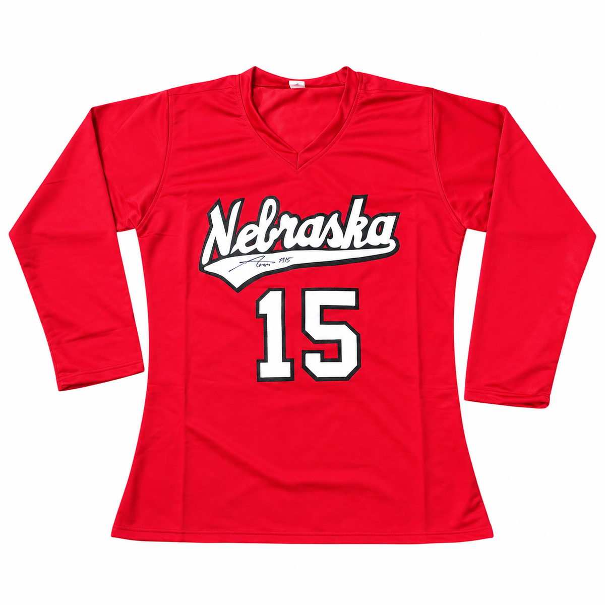 Andi Jackson #15 Signed Nebraska Cornhusker Volleyball Custom Husker Jersey