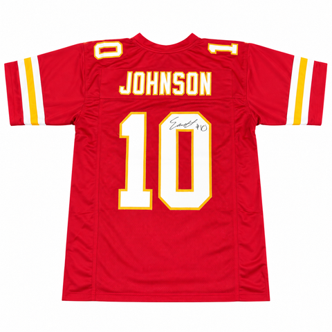 Emmett Johnson #10 Kansas City Chiefs Custom NFL Signed Jersey