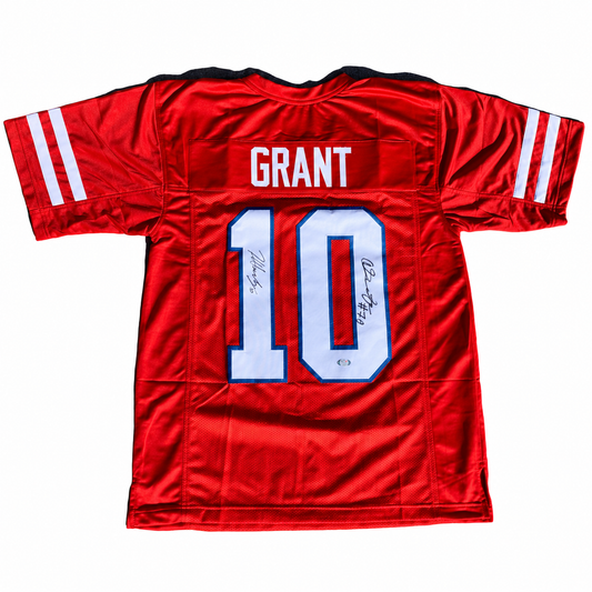 Anthony Grant &  Heinrich Haarberg 100th Anniversary Custom Jersey — reframed product photograph