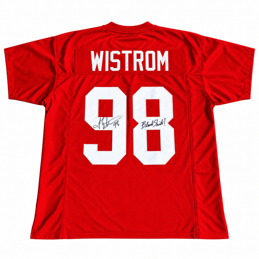 Grant Wistrom #98 Nebraska Cornhuskers football Signed Custom Jersey