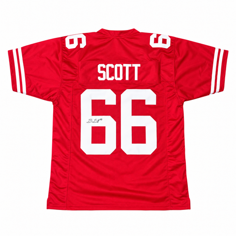 Ben Scott #66 Nebraska Cornhusker Football Custom Husker Jersey