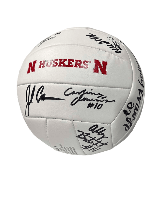 2024  Nebraska Cornhusker Team Signed Autographed Husker Volleyball